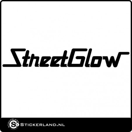 Streetglow logo sticker