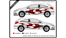 Vlammen & Tribal striping sets 