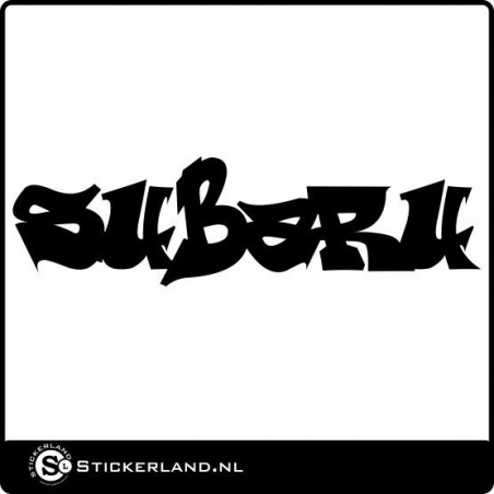 Grafitti tekst stickers 