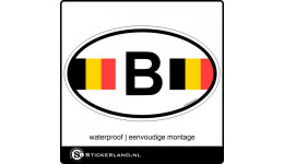 Belgische provincie stickers 